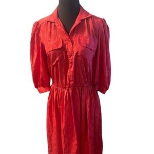 Vintage Sabino Red dress Size‎ 10,